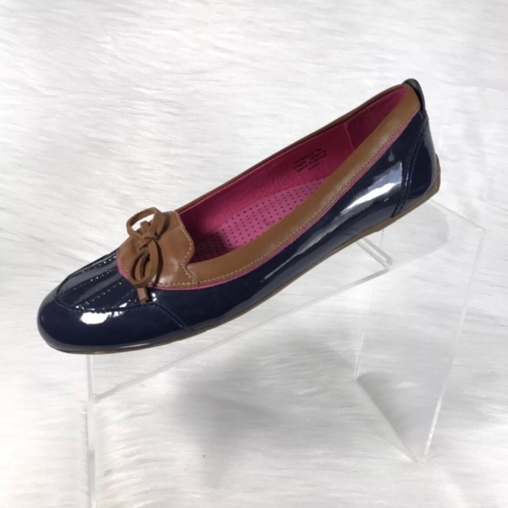 LL Bean coastal rain skimmers blue sz 7